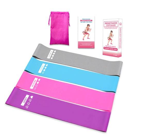 Resistance Bands Set (4er) – Effektives Ganzkörpertraining für Zuhause & unterwegs